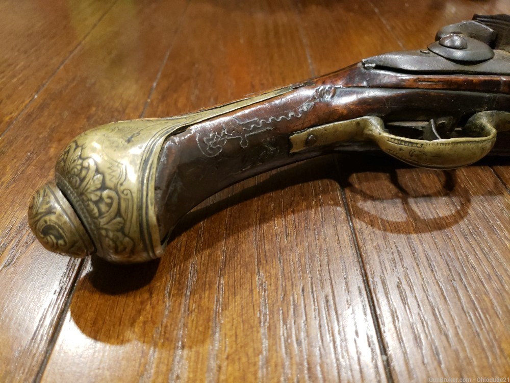 1700s 1800s Barbary coast pirate pistol-img-2