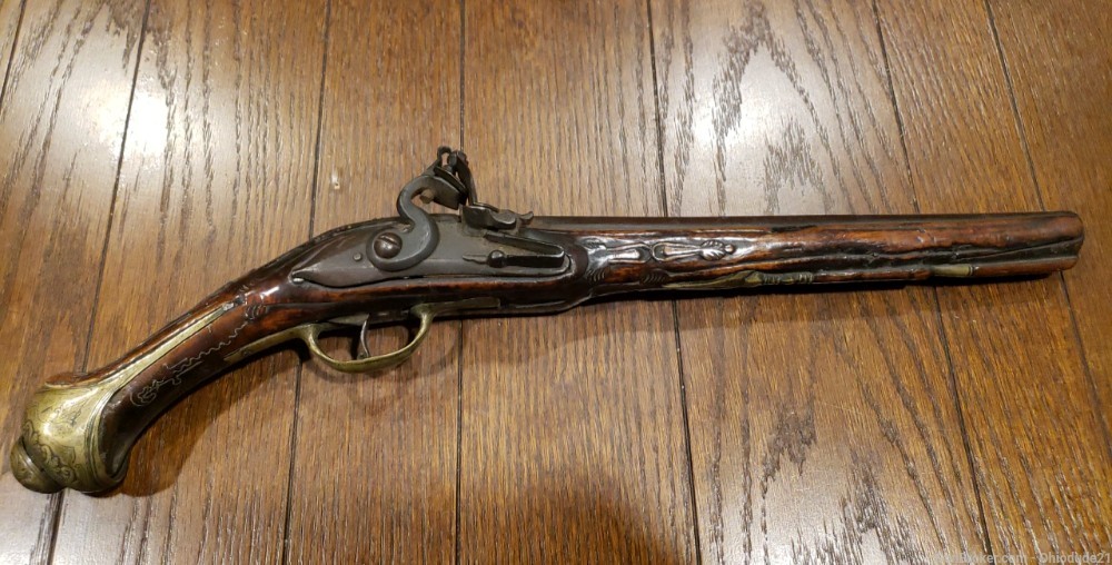 1700s 1800s Barbary coast pirate pistol-img-1
