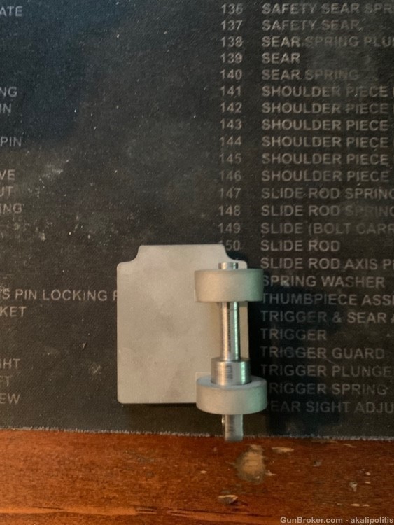 Mini uzi micro uzi folding stock hinge pin-img-2