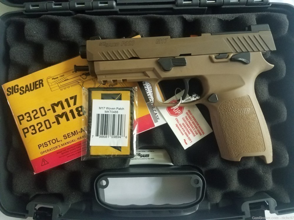 Sig Sauer P320 M17 Manual Safety with 6 Magazines and Extras -img-0