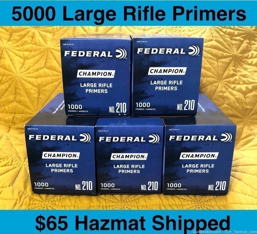5000 Federal 210 Primer Large Rifle Primer-img-0