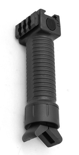 AR15 MilSpec ForeGrip Grip+SteelLeg Bipod+SideRail Bipod Grip-img-2