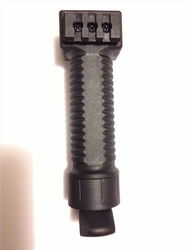 AR15 MilSpec ForeGrip Grip+SteelLeg Bipod+SideRail Bipod Grip-img-3