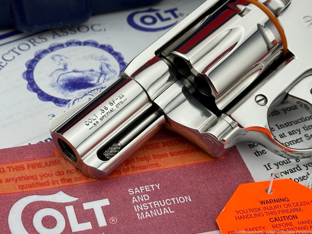1996 Colt SF-VI Double Action Revolver 2" 38 Special |*POLISHED STAINLESS*|-img-2