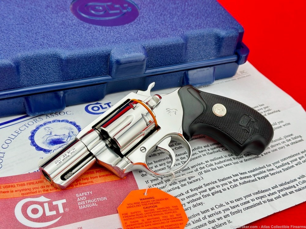 1996 Colt SF-VI Double Action Revolver 2" 38 Special |*POLISHED STAINLESS*|-img-0