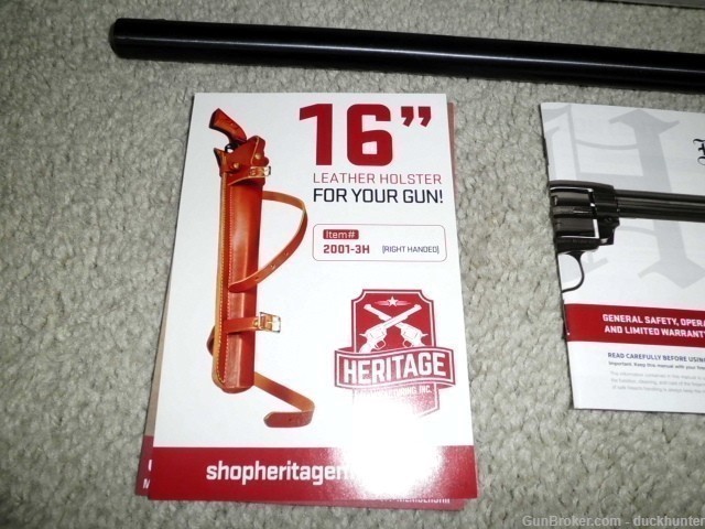 HERITAGE ROUGH RIDER 22 LONG RIFLE/ 22 WIN mag 16 INCH BARREL  NEW UNFIRED-img-4