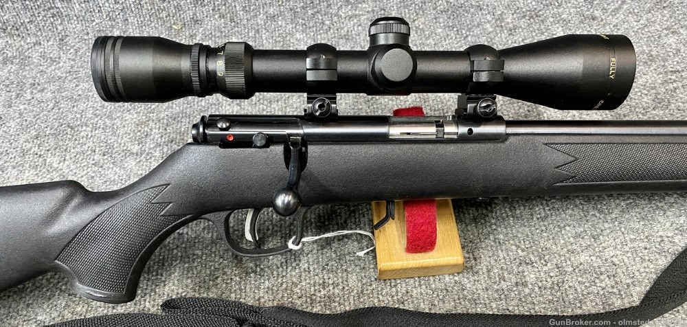Savage 93R17 .17 HMR Rifle beautiful with scope NR! Penny!-img-2
