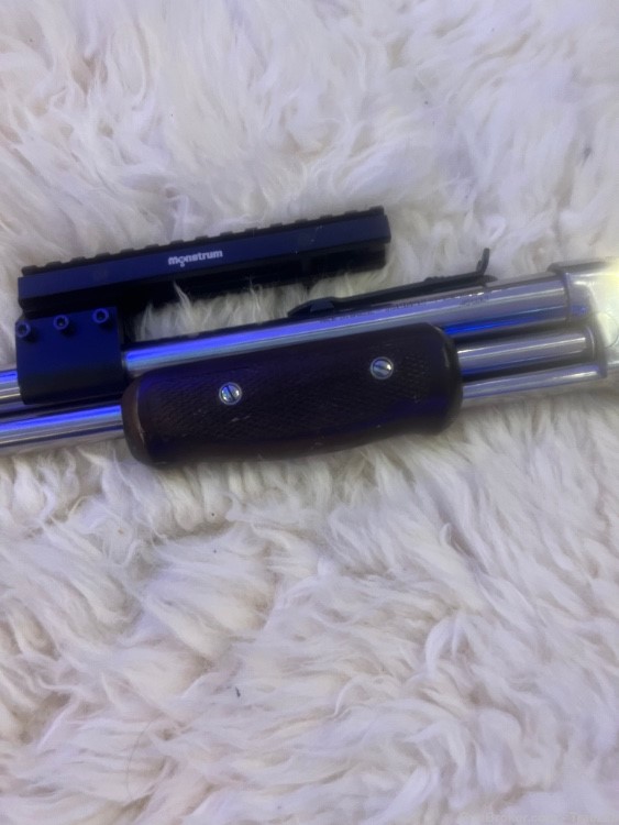 C45 Thunderbolt polished stainless steel pump action; never fired; new cond-img-9