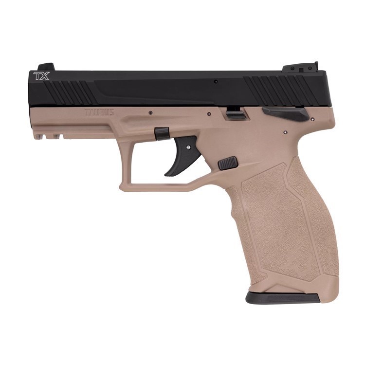 Taurus TX22 22 LR Pistol w/Manual Safety - FDE/Black-img-1