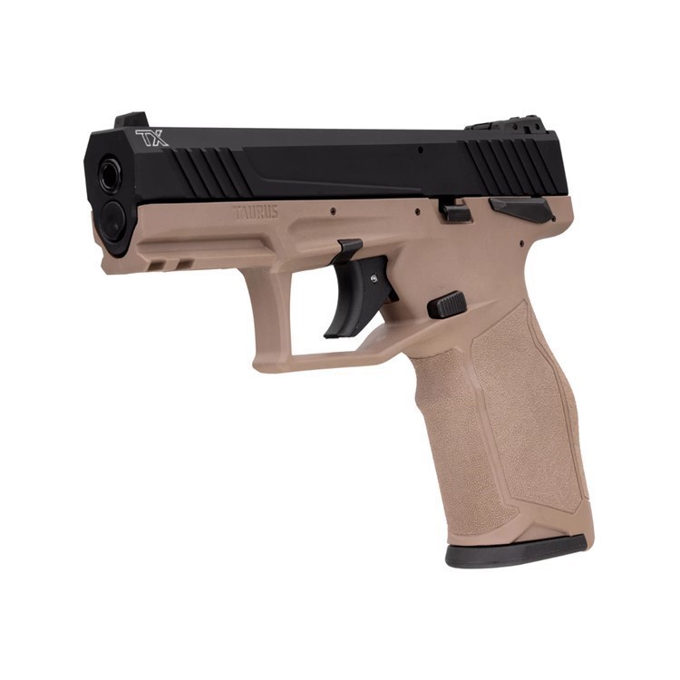 Taurus TX22 22 LR Pistol w/Manual Safety - FDE/Black-img-3