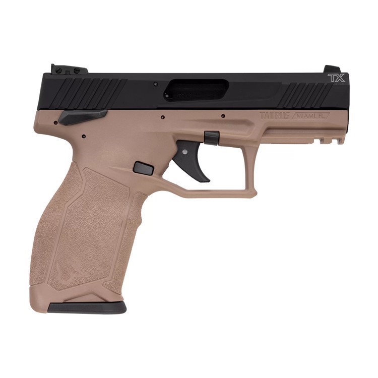 Taurus TX22 22 LR Pistol w/Manual Safety - FDE/Black-img-0