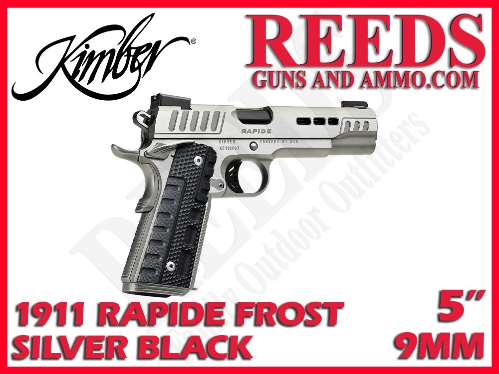 Kimber 1911 Rapide Frost 9mm 5in 1-7Rd Mags 3000428-img-0