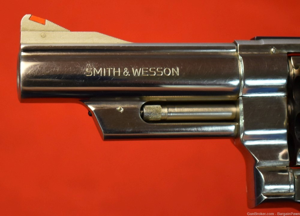 Smith & Wesson 29-2 44 Magnum 4" 6-Shot Nickel S&W 44Mag Pinned & Recessed -img-1