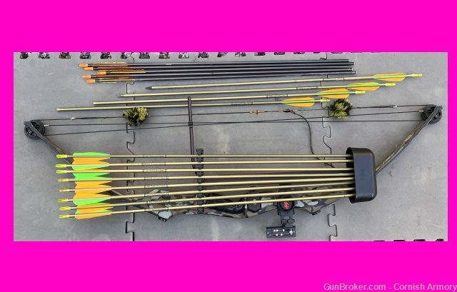 Complete PSE Graphite Game Sport bow system Draw 30 Pull 45-60, MANY EXTRAS-img-0