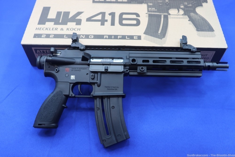 Heckler & Koch H&K Model HK 416 Tactical Pistol 20RD 22LR Optic Ready SA 22-img-0
