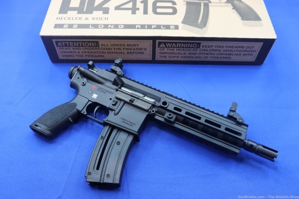 Heckler & Koch H&K Model HK 416 Tactical Pistol 20RD 22LR Optic Ready SA 22-img-13