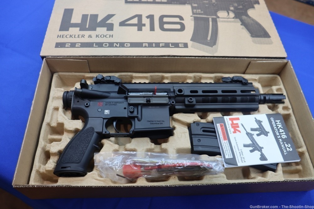 Heckler & Koch H&K Model HK 416 Tactical Pistol 20RD 22LR Optic Ready SA 22-img-14