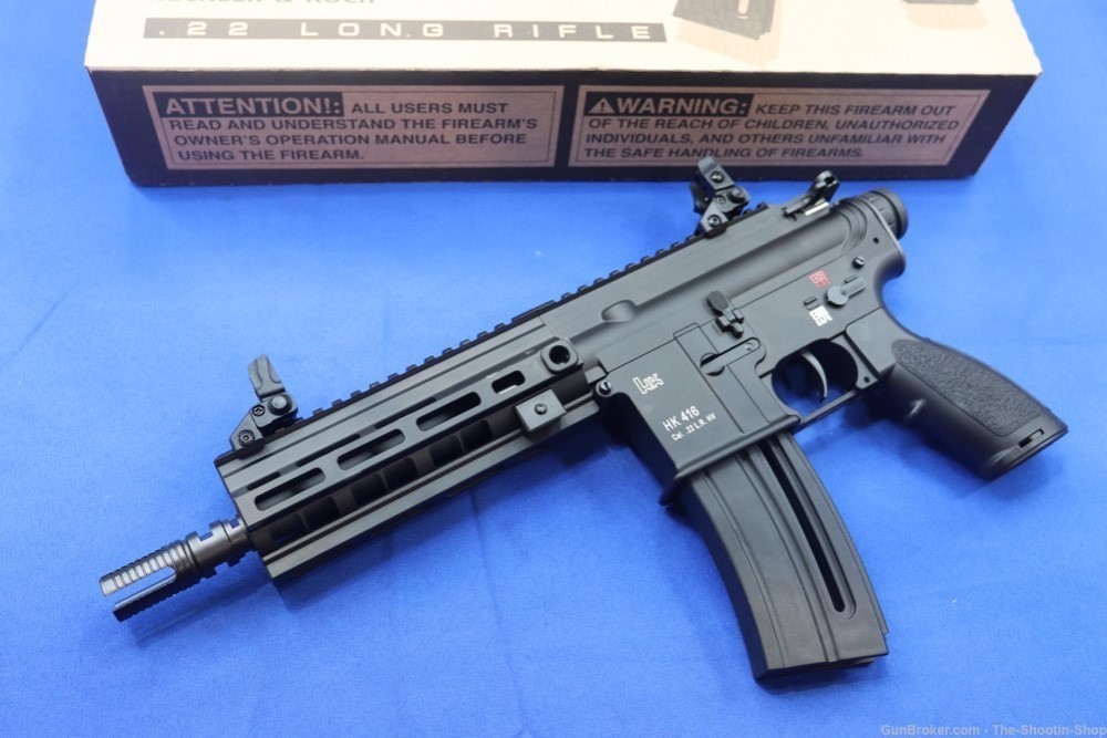 Heckler & Koch H&K Model HK 416 Tactical Pistol 20RD 22LR Optic Ready SA 22-img-12