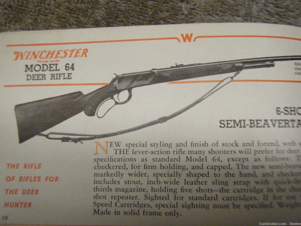 1932 Winchester sales catalog / 50 page flyer-img-1