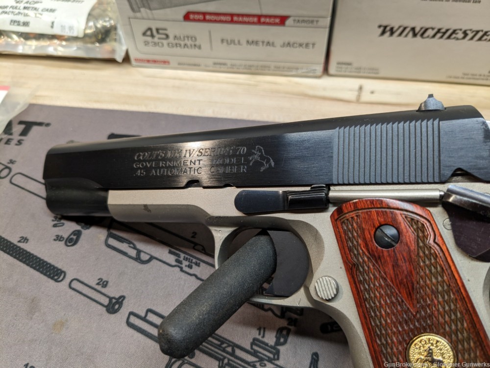 COLT GOVERNMENT MODEL MKIV SERIES 70 - .45 ACP "Wild Bunch" Cowboy Action-img-9
