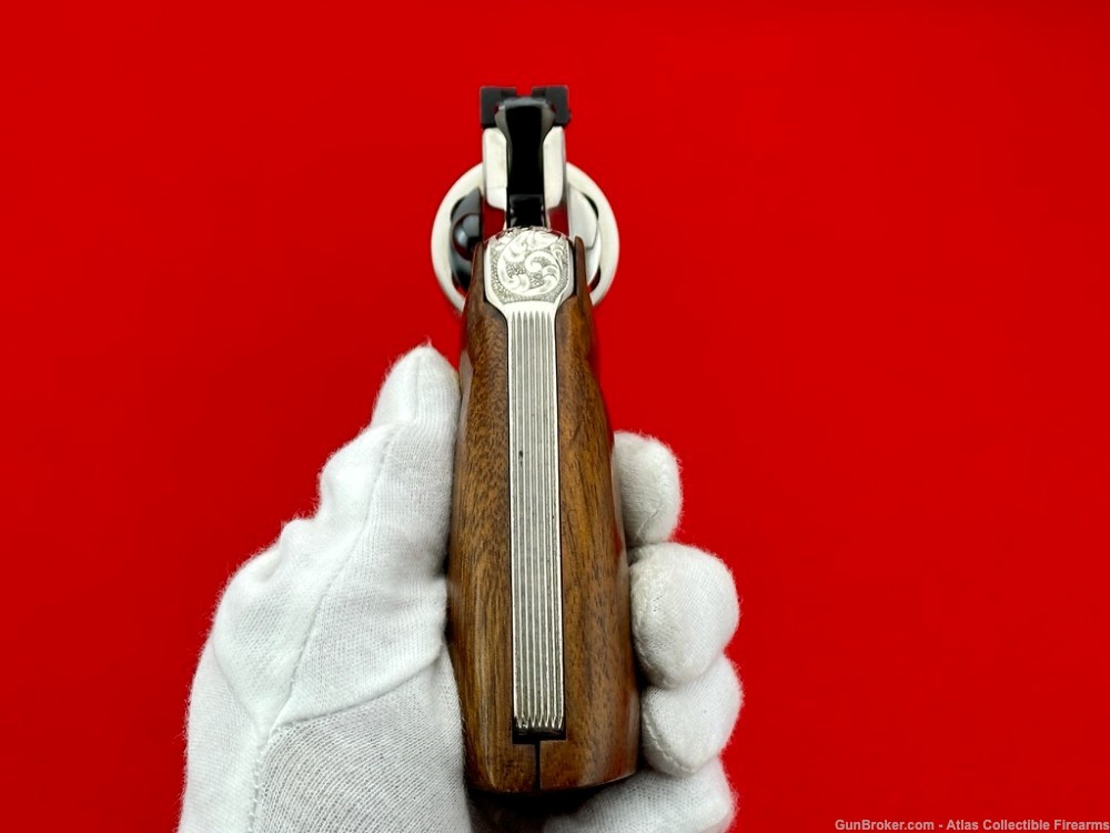 AMAZING Colt Python 6" Nickel 357 Magnum |*WALTER SHANNON MASTER ENGRAVED*|-img-17