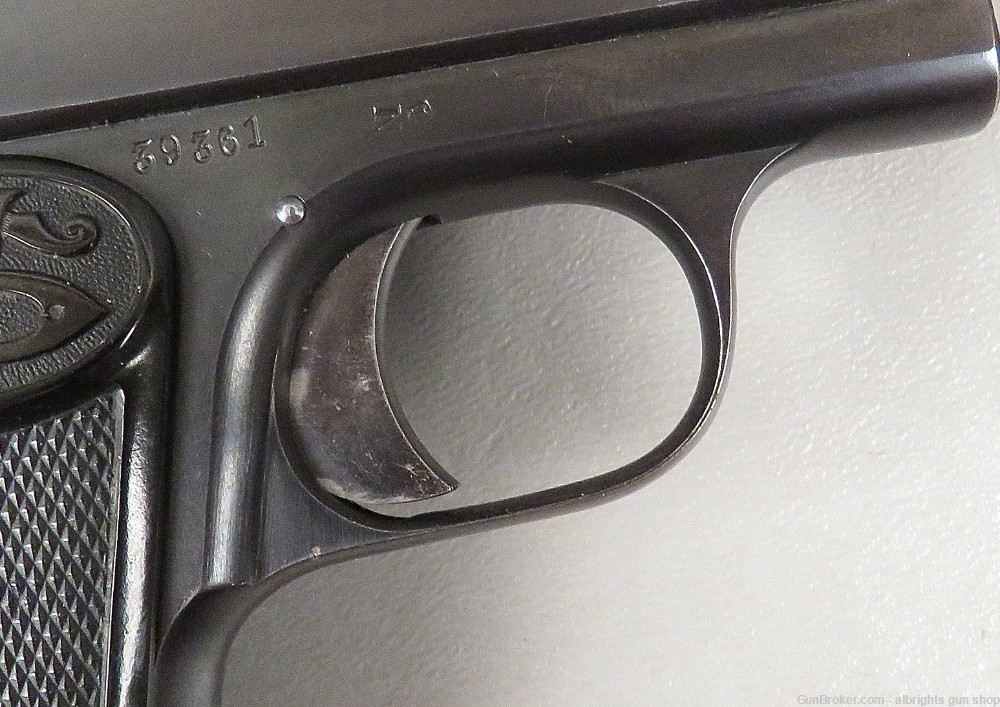 C G HAENEL / SCHMEISSER 6.35 / 25 Auto German Pocket Pistol VERY NICE -img-9