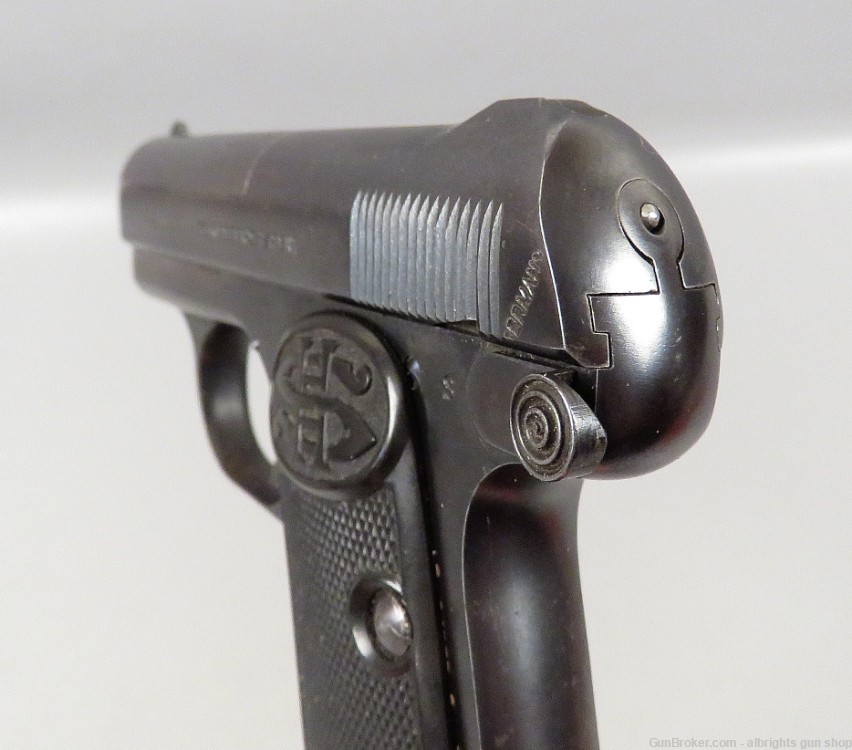 C G HAENEL / SCHMEISSER 6.35 / 25 Auto German Pocket Pistol VERY NICE -img-20