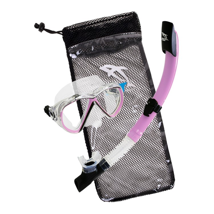 IST Junior Snorkeling Mask And Snorkel Purple Combo Set (CSJ01-PR)-img-1