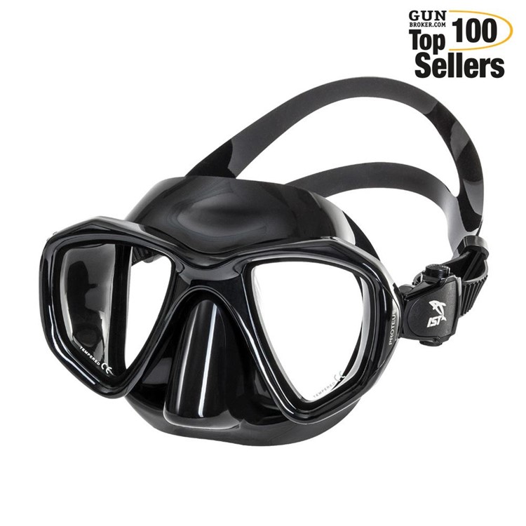IST Proteus Black Silicone With Black Frame Mask (MP201-BS-BK)-img-0