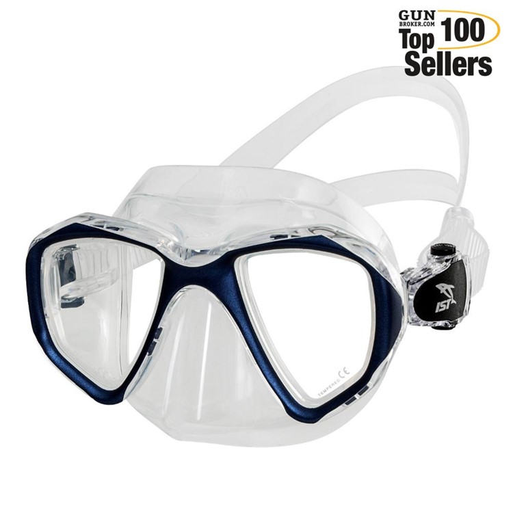 IST Proteus Clear Silicone With Blue Frame Mask (MP201-CB)-img-0