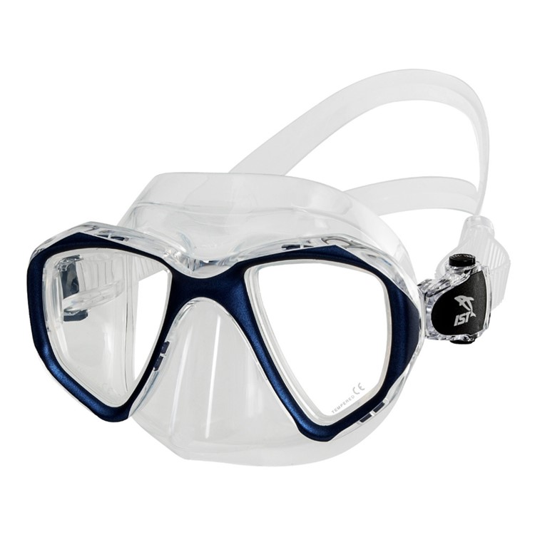 IST Proteus Clear Silicone With Blue Frame Mask (MP201-CB)-img-1