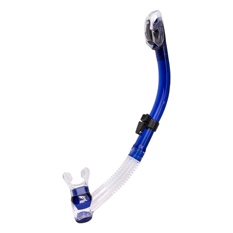 IST Dry Top Clear Blue Snorkel (SN204-CB)-img-1