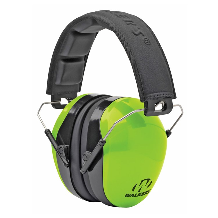 WALKER'S GAME EAR Dual Color Hi Vis Green Passive Advanced Protection Muff-img-1