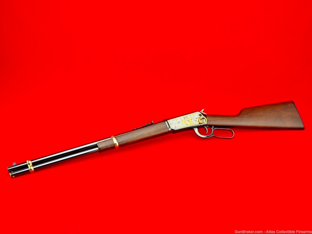 Winchester 94AE Lever Action Rifle 20" 44 Mag *RANDALL ENGRAVED* 1 OF 1-img-0