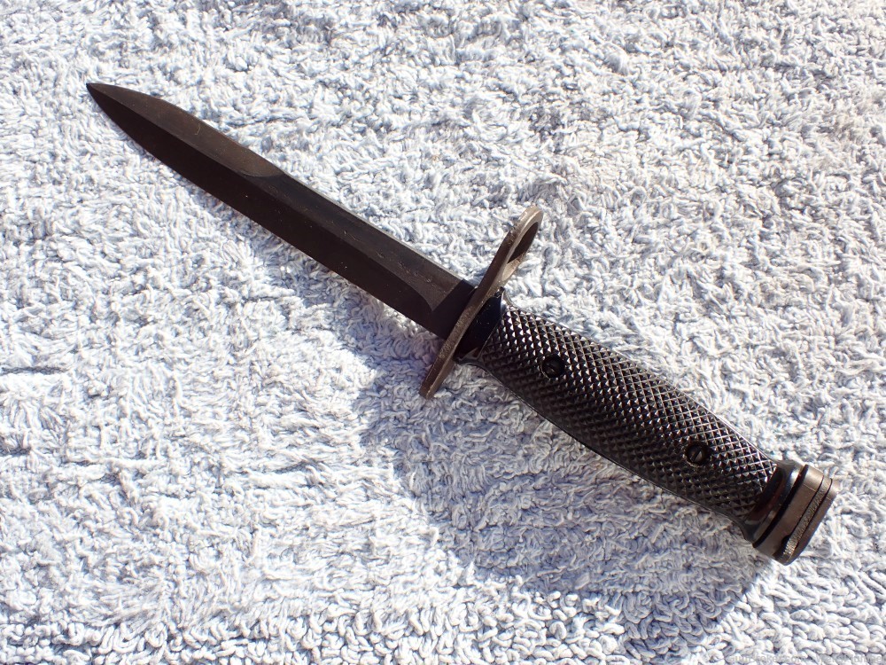 1970'S VIETNAM COLT AR-15 M7 FACTORY BAYONET WITH SCABBARD MINT-img-4