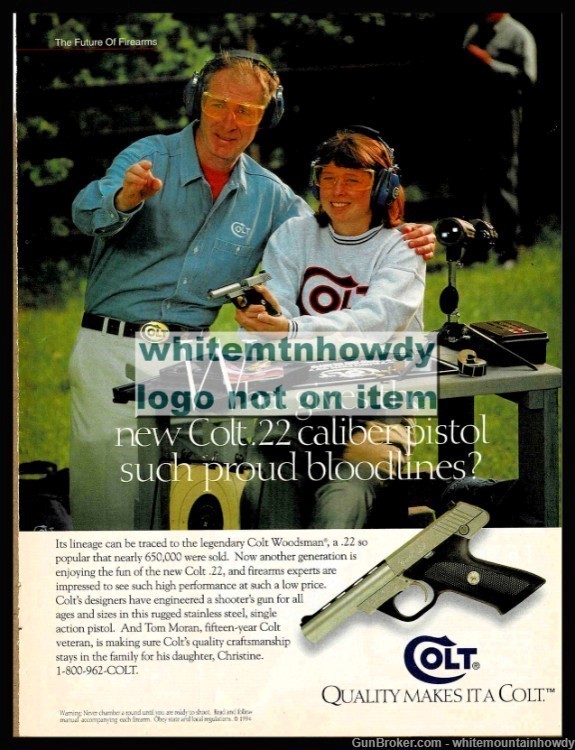 1999 CLT .22 Pistol Original PRINT AD-img-0