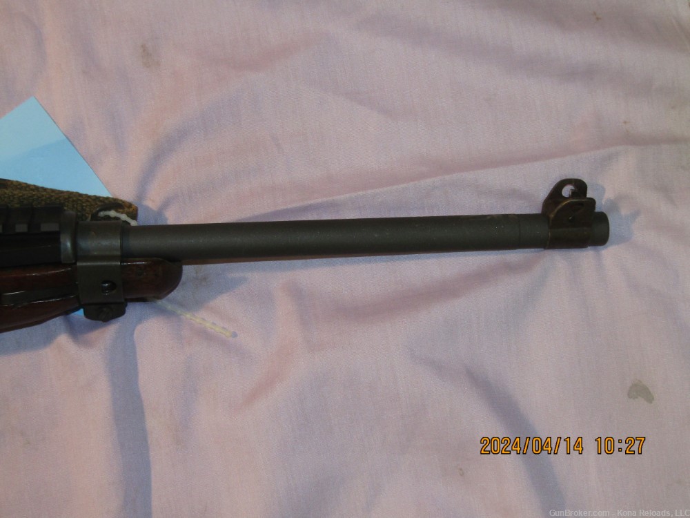 Iver Johnson, M1 carbine, 5.7 Johnson cal., 18 inch new Numrich barrel, GI -img-8