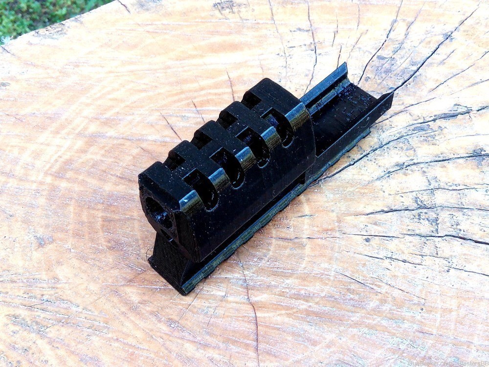 J.W. Frame Mounted Compensator with 10-Slots Rail for H&K VP9 P30 Airsoft-img-1