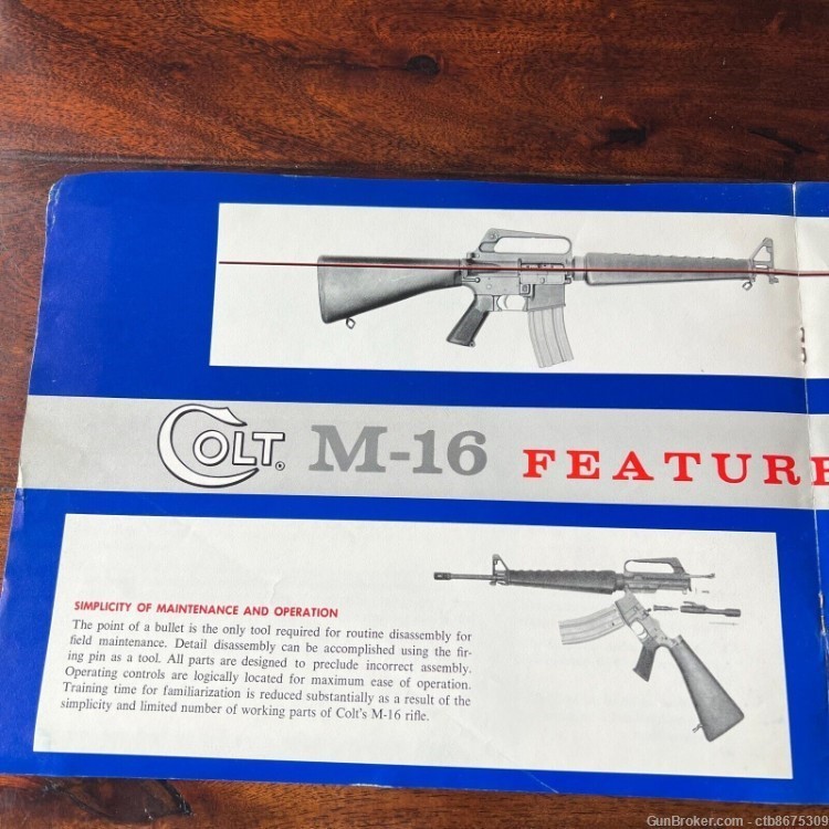 Colt M16 Brochure 5.56 Military Rifle Bulletin D-4-img-4