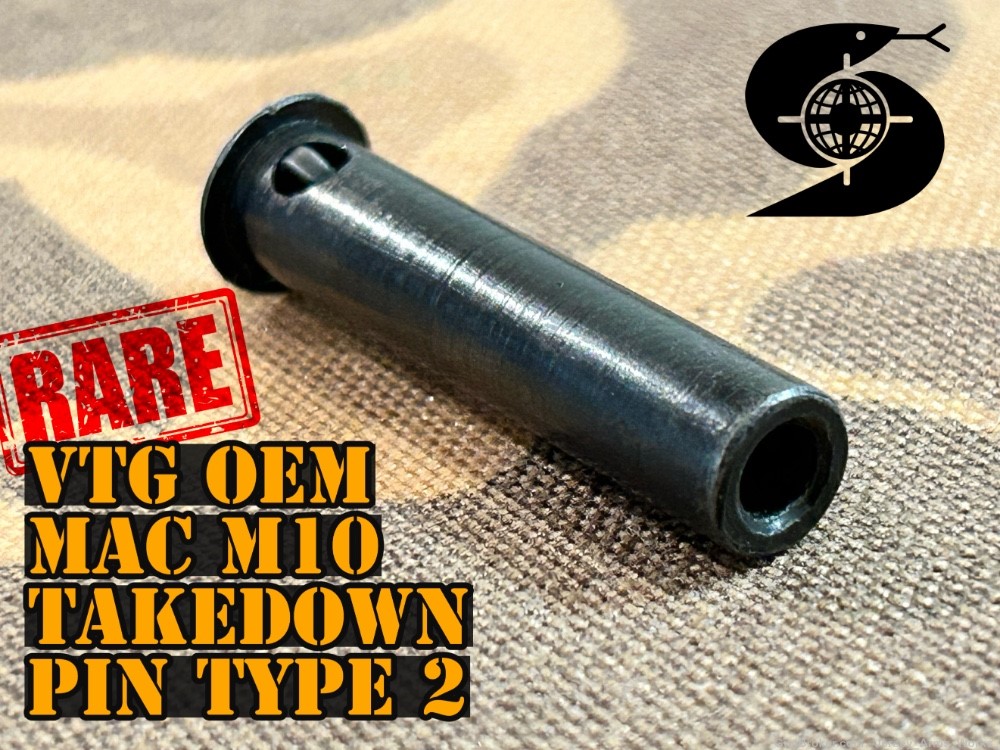 VTG OEM INGRAM M10 Takedown Pin TYPE 2 MAC-10 RPB Powder Springs MAC cobray-img-0