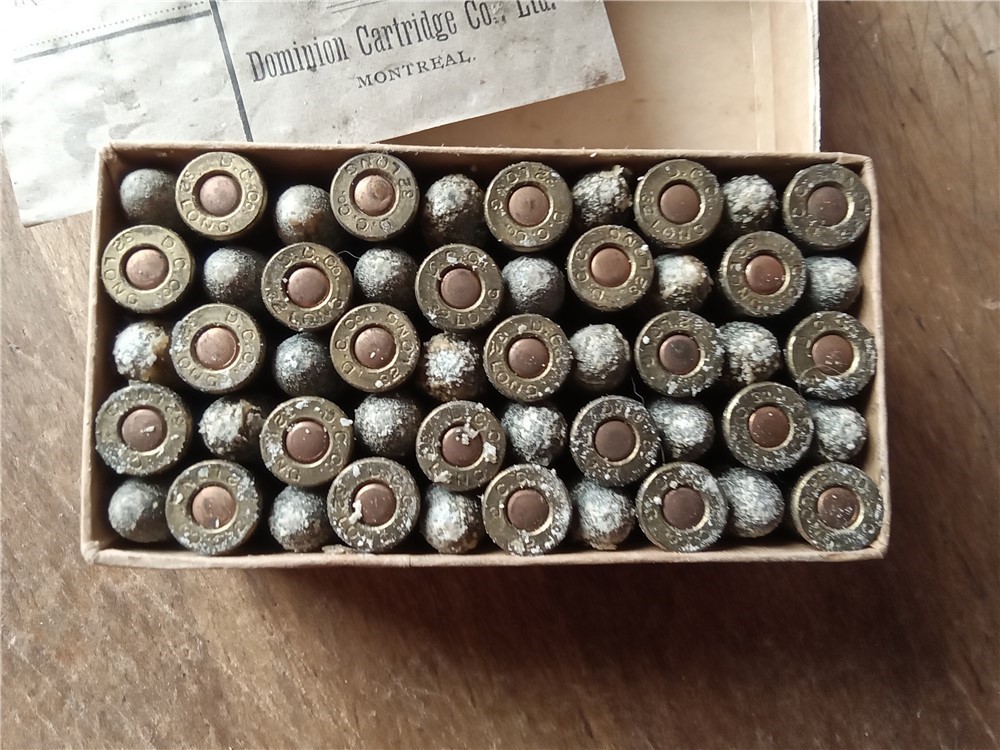Vintage-RARE- Dominion Metallic  32 short  CF cartridges for Marlin rifles-img-7