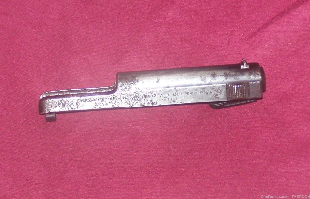 MAUSER 1914 7.65 SLIDE, REAR SIGHT, & EXTRACTOR ASSEMBLY-img-2