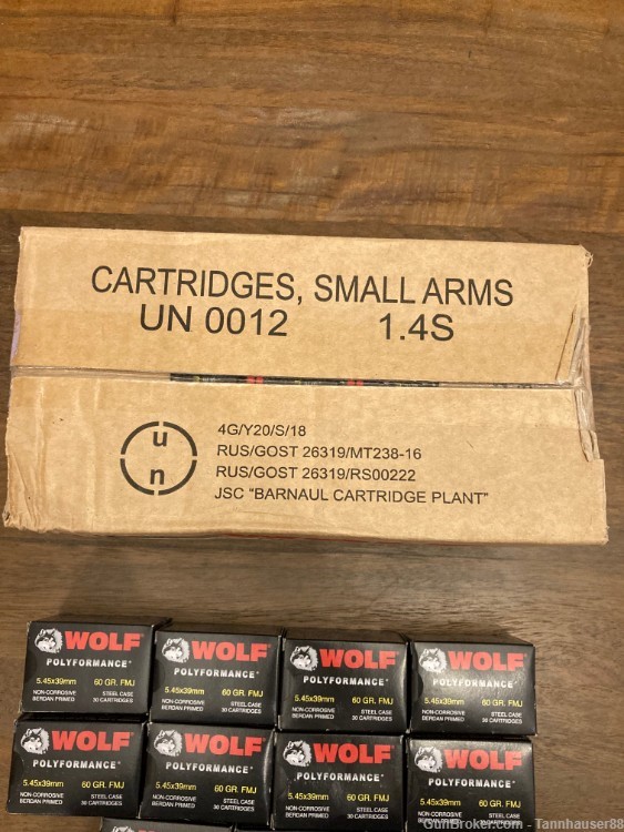 5.45 Ammo, Wolf Russia, AK74 Ammo, 1230 rounds total & 5 Mags Bundle!-img-7