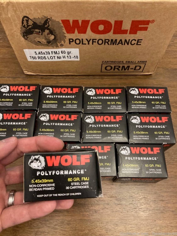 5.45 Ammo, Wolf Russia, AK74 Ammo, 1230 rounds total & 5 Mags Bundle!-img-6