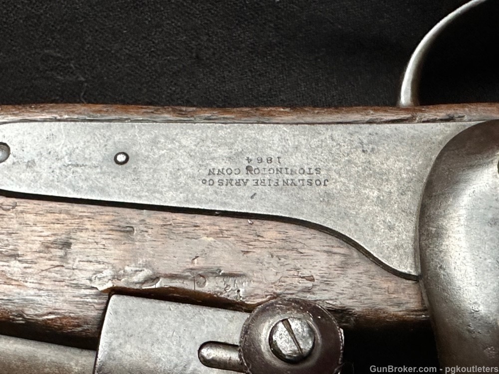 Joslyn Model 1864 Civil War Breechloading Carbine 52 RF, 22”-img-16