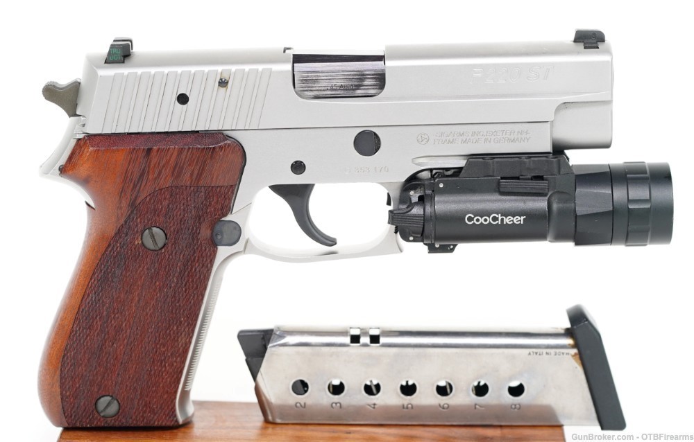 Sig Sauer P220ST Wood Grips .45 ACP *USED*-img-1