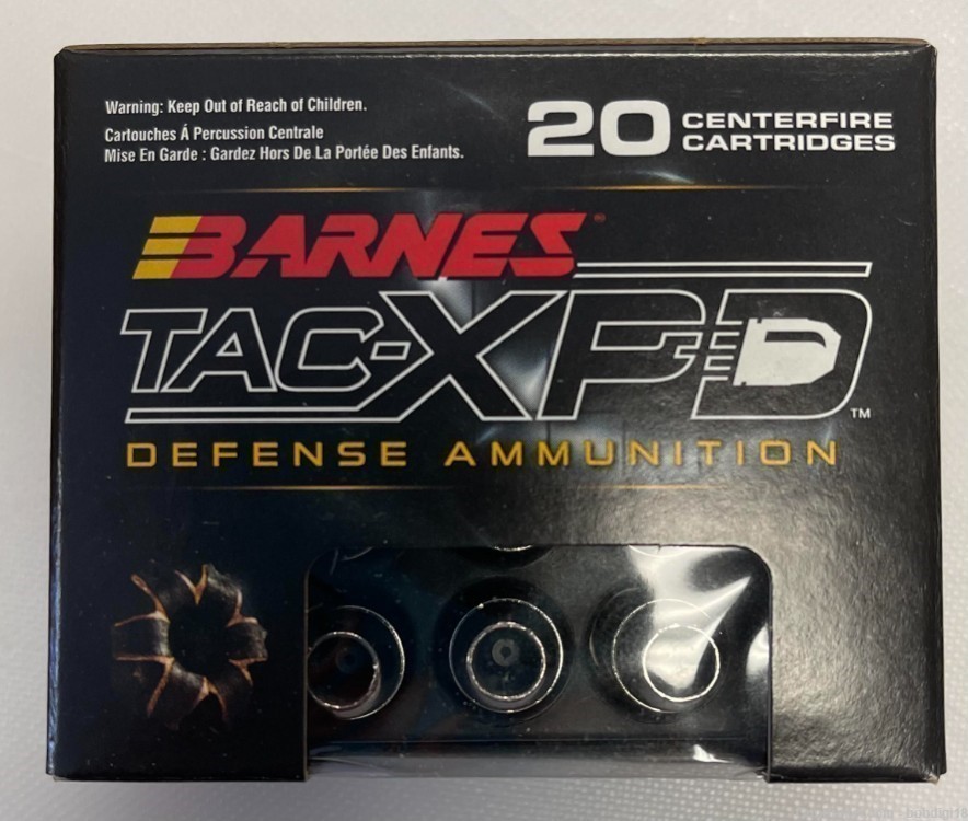 Barnes TAC-XPD - 40S&W - 140 Grain Hollow Point - Lead Free 200Rds -img-2