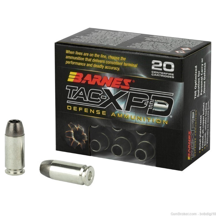 Barnes TAC-XPD - 40S&W - 140 Grain Hollow Point - Lead Free 200Rds -img-0