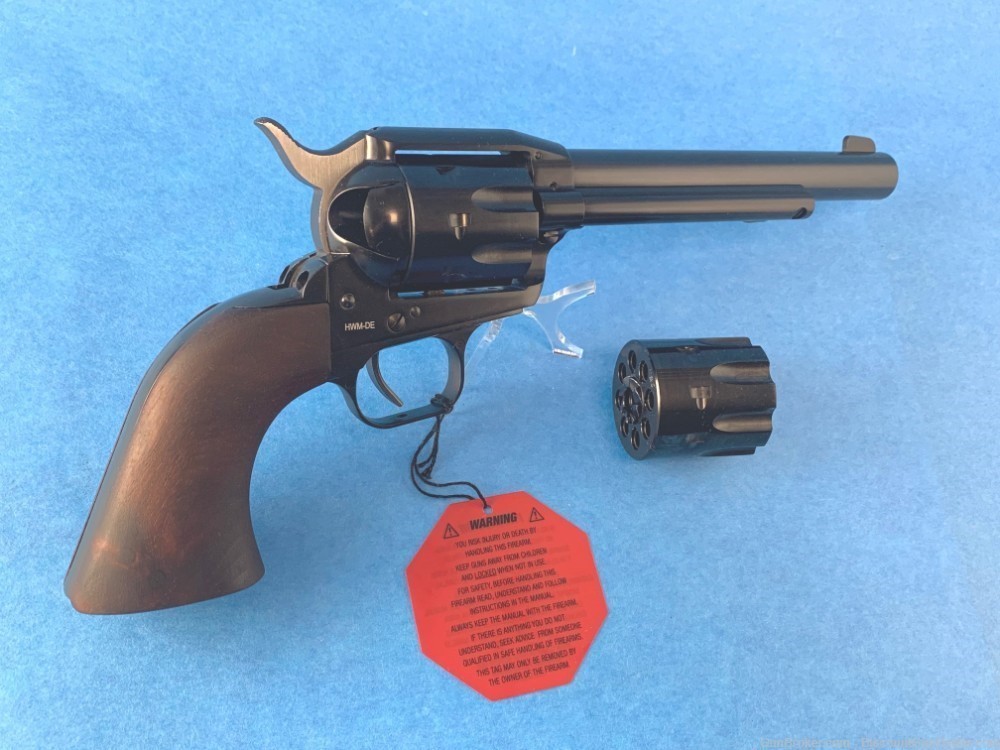 EAA Bounty Hunter SAA Revolver Blue .22 LR/.22 Mag 8 Rd-img-0