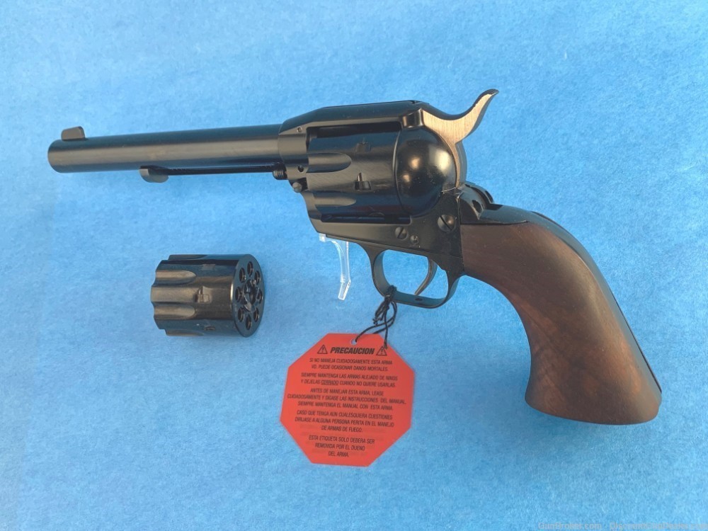 EAA Bounty Hunter SAA Revolver Blue .22 LR/.22 Mag 8 Rd-img-1